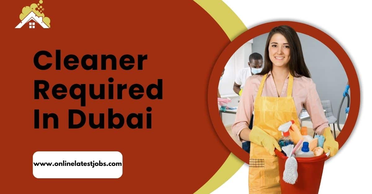 Cleaner jobs in Dubai