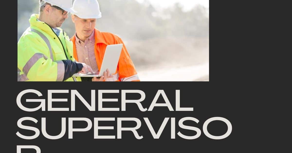 General Supervisor Required for Canada