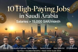 10 High-Paying Jobs in Saudi Arabia: Average Salary: 34,700–80,000+