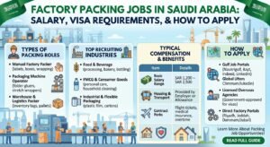 Factory Packing Jobs in Saudi Arabia: Salary, Visa Requirements, and How to Apply